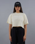 Fear No Guard - Cream Crop Top