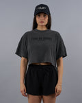Fear No Guard - Gray Crop Top